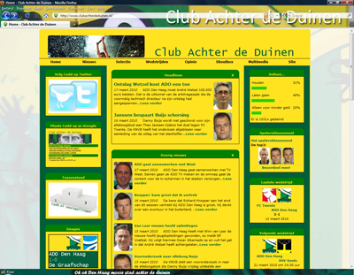 ADO Den Haag – Club Achter de Duinen - Wall