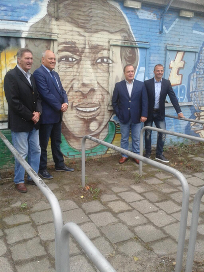 Lex Schoenmaker, Martin Jol, Dick Advocaat en Maurice Steijn