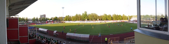 Het stadion van FK Tauras